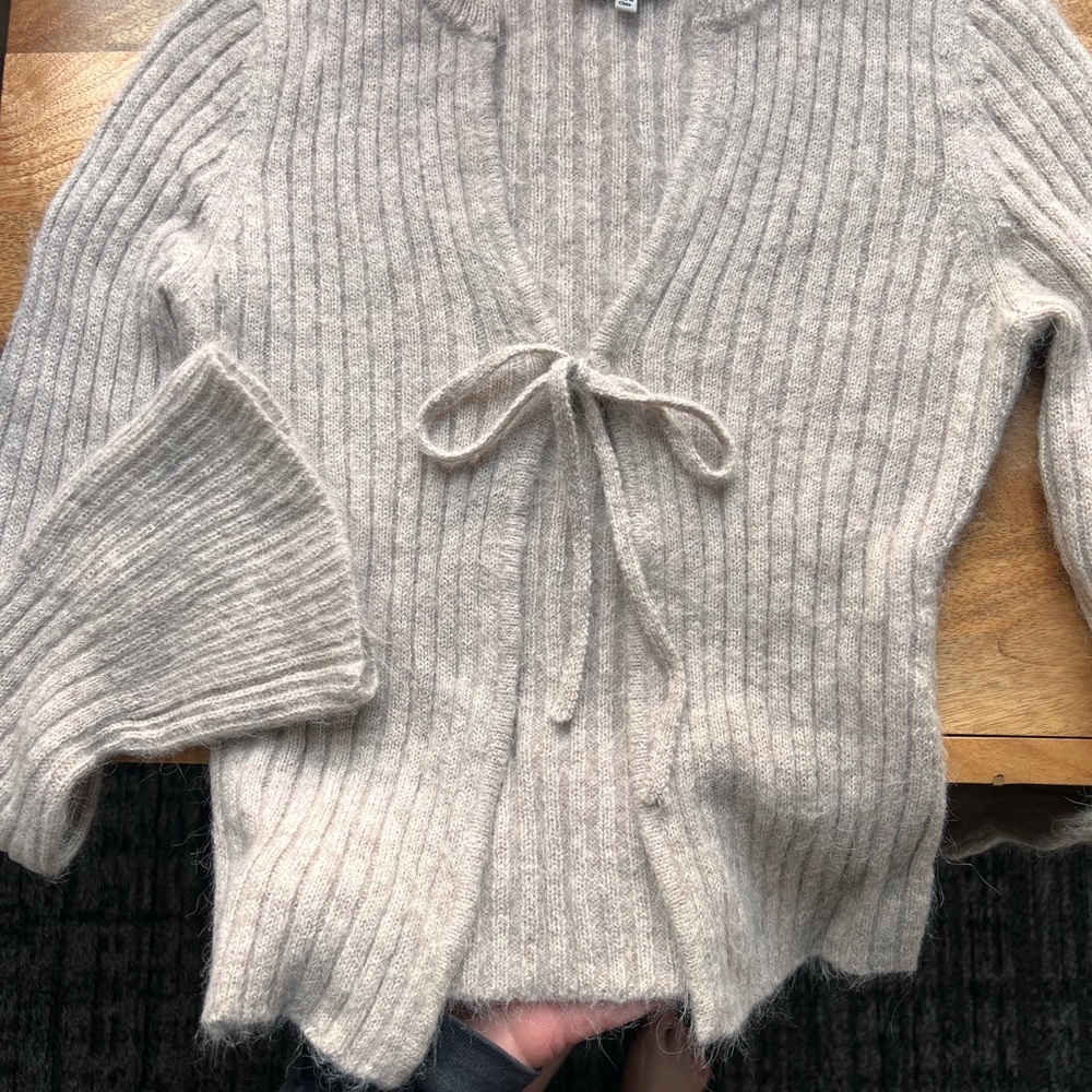 Reformation Cashmere Ribbed Sweater